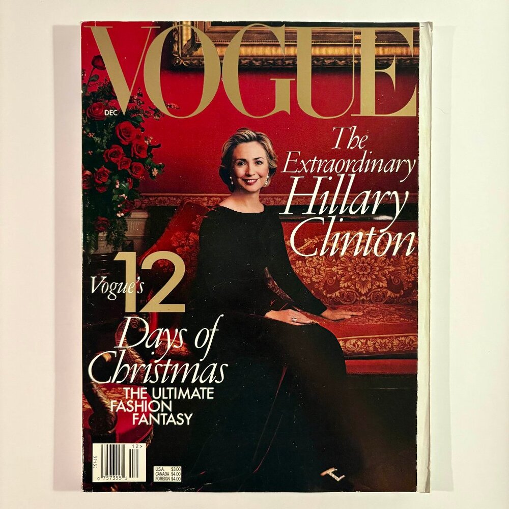 Vogue magasine December 1998 - Hillary Clinton